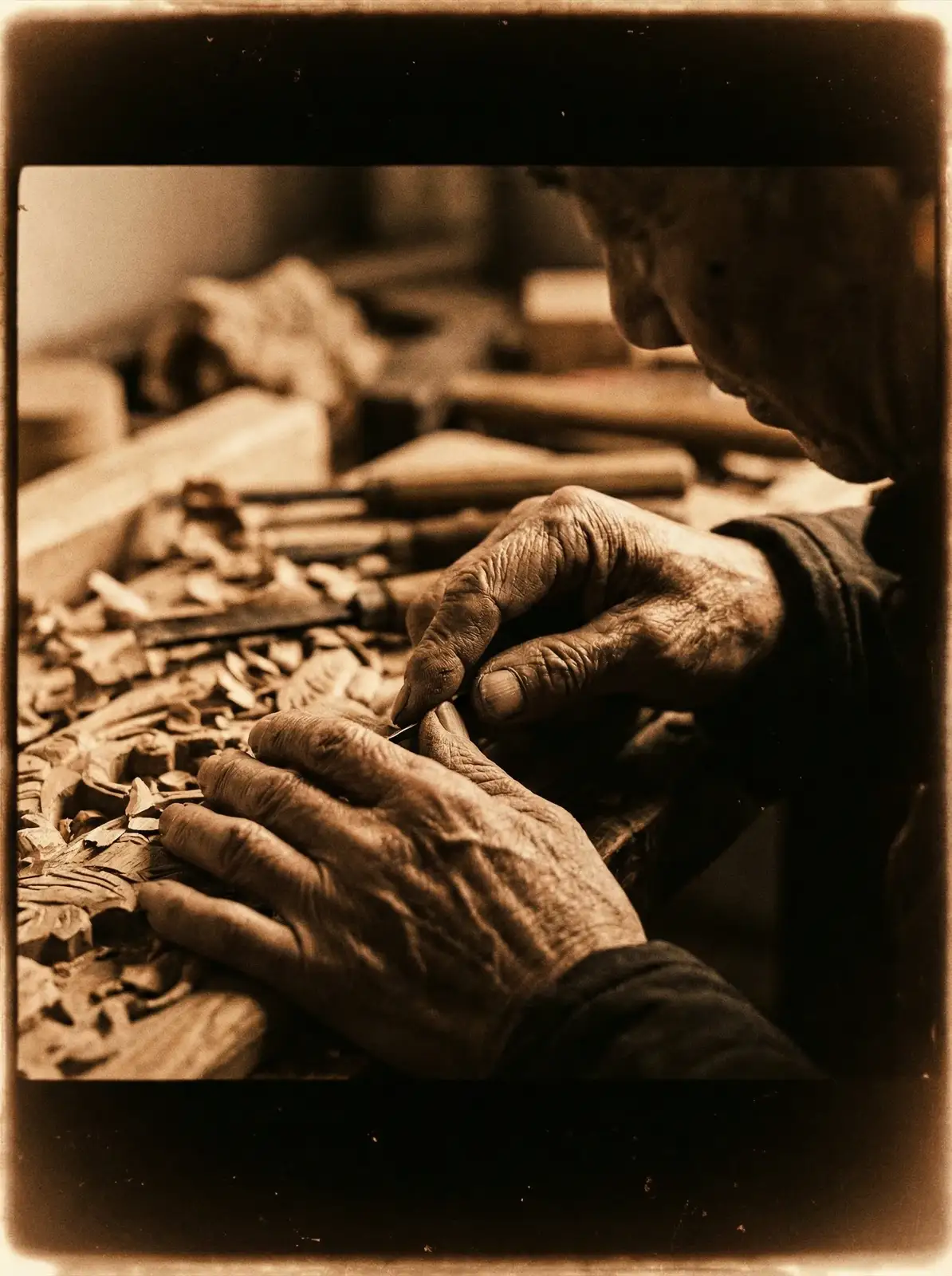 国产视频 作品交易 - 限量版画《匠人之手》